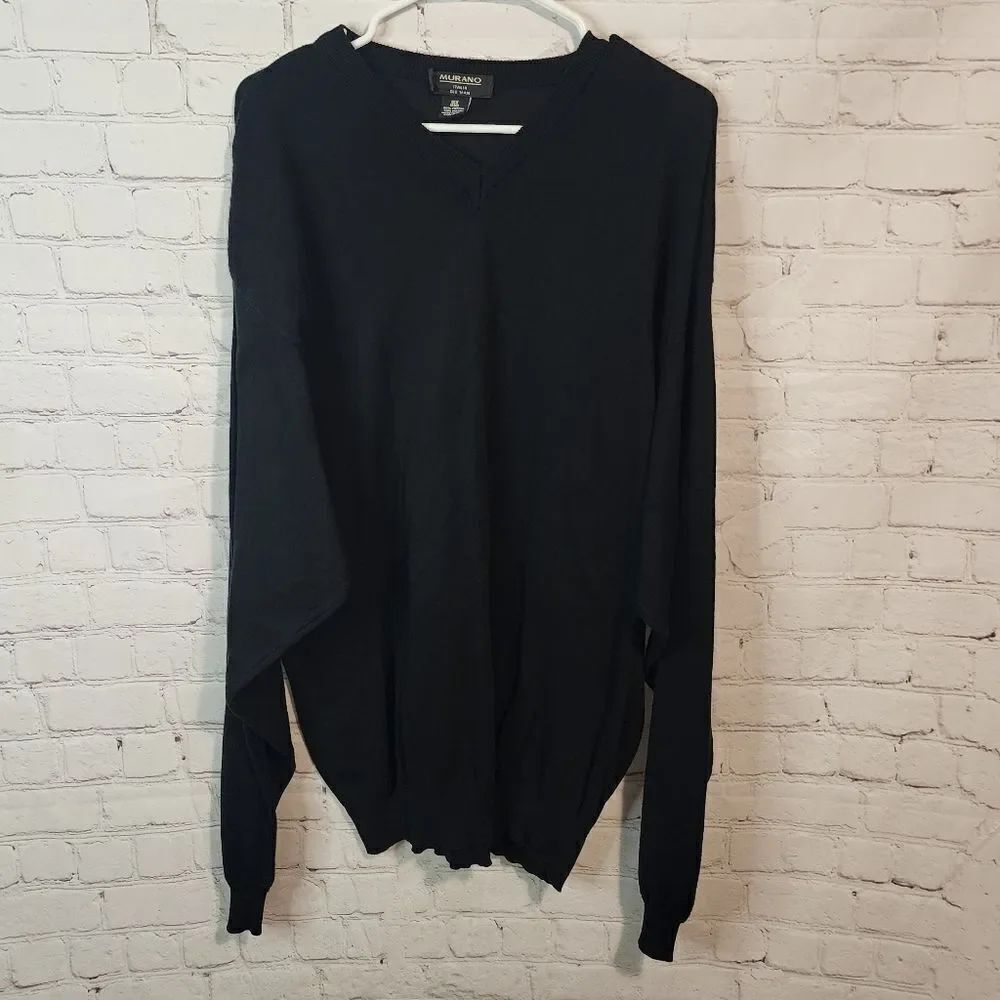 Men's Murano "Big Man" V-Neck sweater, size XXL